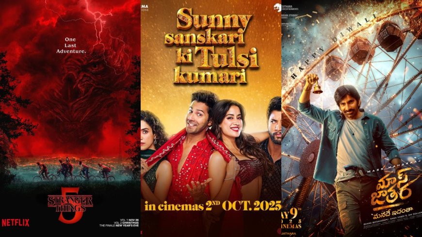 OTT Releases of the Week (Nov 24 - Nov 30): Stranger Things Season 5 Vol 1, Sunny Sanskari Ki Tusli Kumari, Mass Jathara, Aaryan, and More