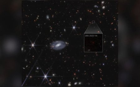 JWST Detects Oldest Supernova Ever Seen, Linked to GRB 250314A
