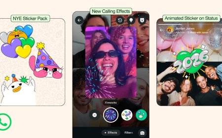 WhatsApp Launches New Year 2026 Features With New Stickers, Video Call Effects and Status Tools