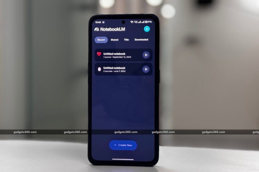 NotebookLM App Gets an In-Built Camera, Lets Users Upload Images as a Source