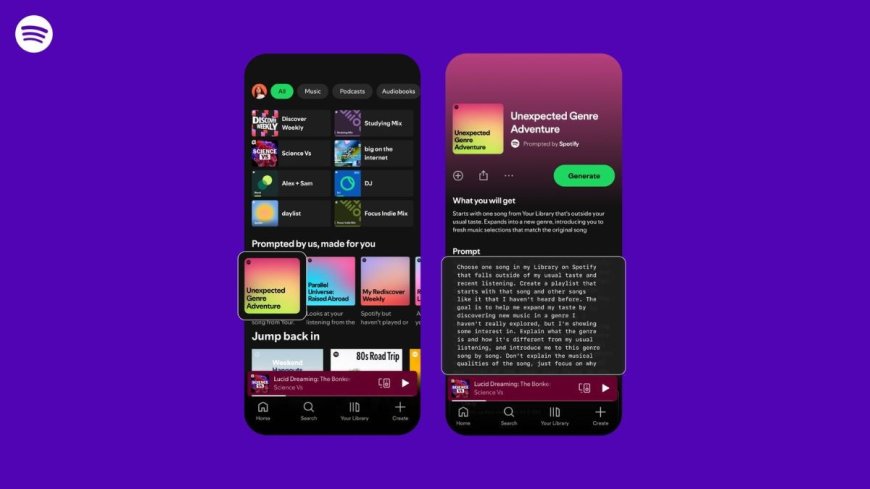 Spotify’s New Prompted Playlist Feature Provides More Control Over Your Listening Algorithm