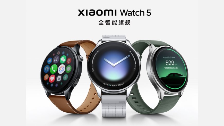 Xiaomi Watch 5 Launched With 1.54-Inch AMOLED Display, EMG Sensor: Price, Specifications