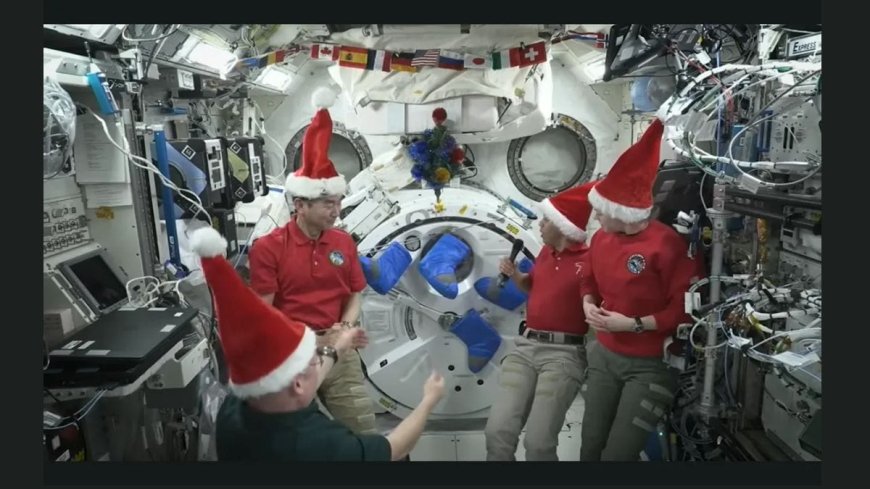 ISS Astronauts Celebrate Christmas in Orbit, Send Messages to Earth