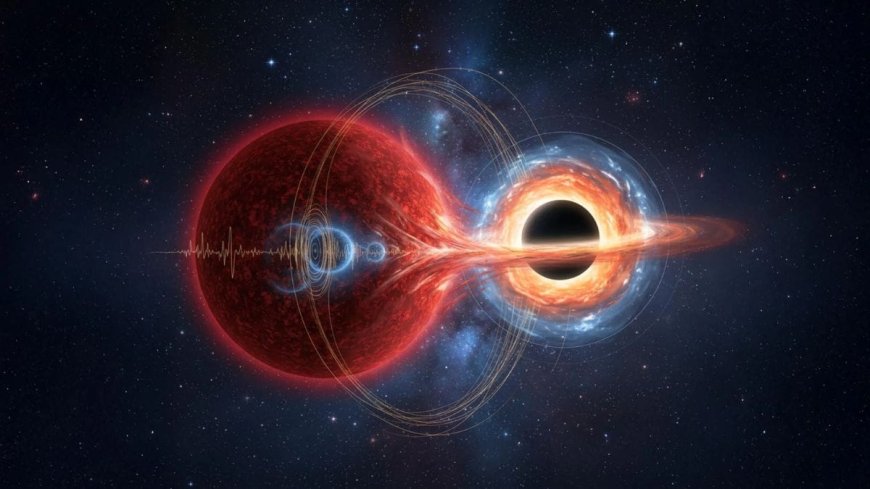 NASA Spots Starquakes in a Red Giant Orbiting One of the Galaxy’s Quietest Black Holes