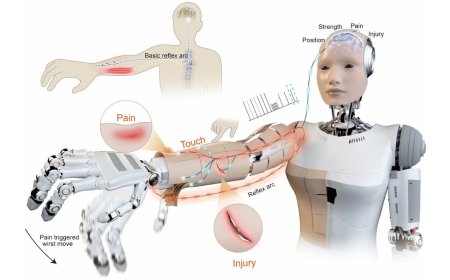 Researchers Develop Neuromorphic ‘E-Skin’ to Give Humanoid Robots Pain Reflexes