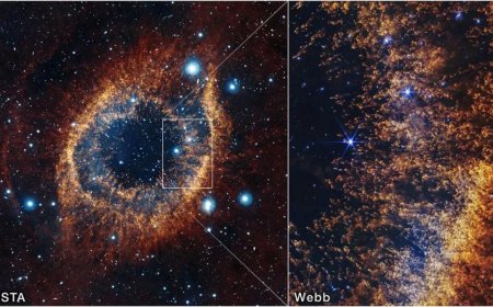 James Webb Captures Stunning Infrared Image of the Helix Nebula Eye of God