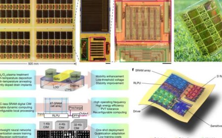 Chinese Researchers Develop Ultra-Thin Flexible AI Chip for Smart Wearables