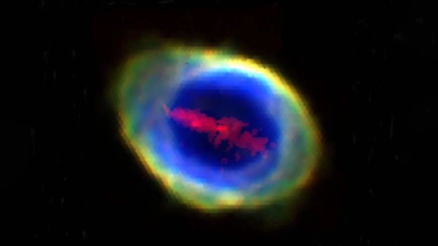 Astronomers Find Massive Iron-Rich Feature Lurking Under the Ring Nebula