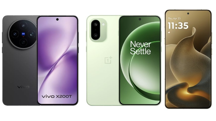 Vivo X200T vs Motorola Signature vs OnePlus 15R: Price in India, Specifications and Features Compared