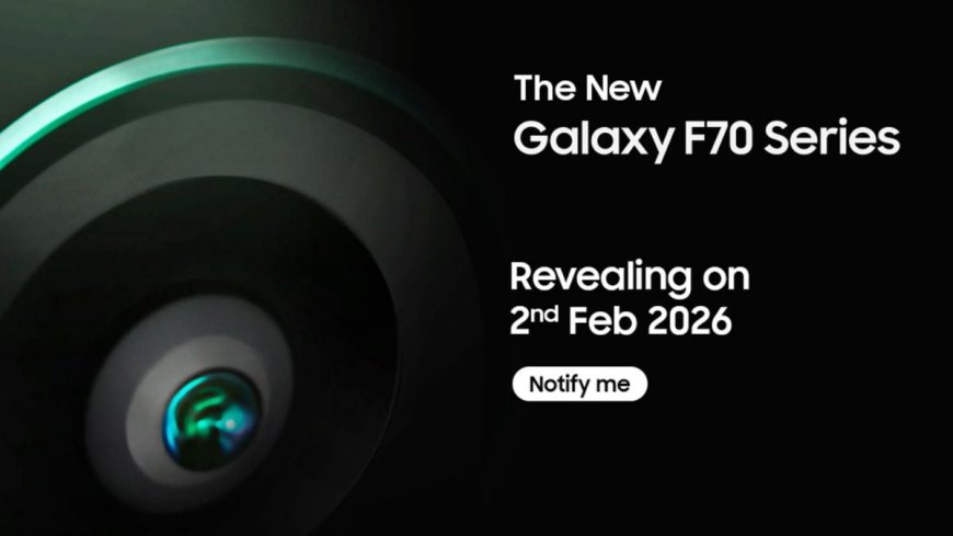 Samsung Galaxy F70 Series India Launch Teased; Will Go on Sale via Flipkart