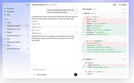 OpenAI Introduces Codex App With Agentic Coding for macOS