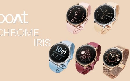 Boat Chrome Iris Launched in India With 1.32-Inch AMOLED Display, Up to Five Days of Battery Life
