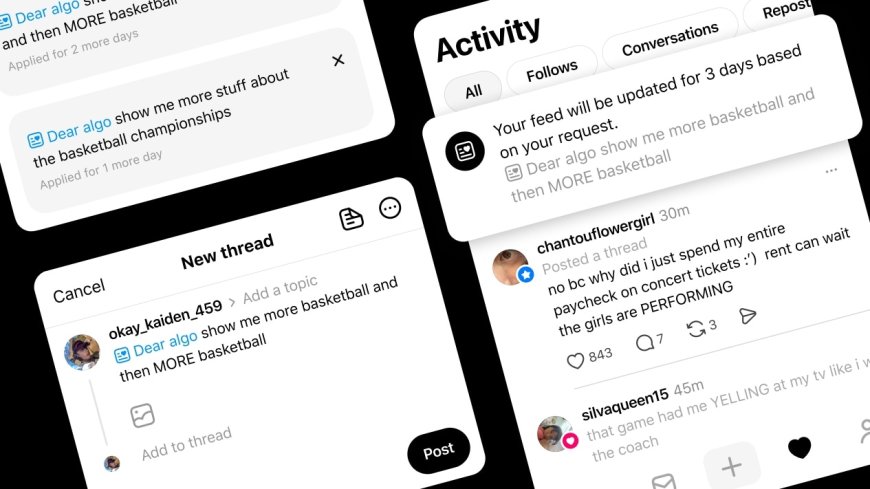 Threads Rolls Out ‘Dear Algo’ Feature That Lets Users Shape and Control Their Feed