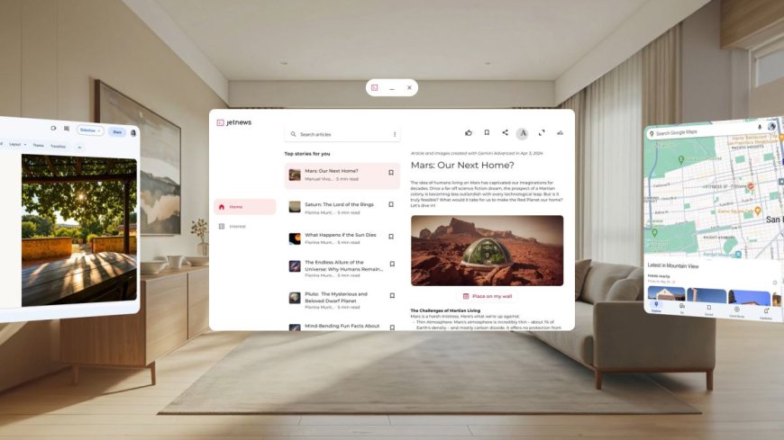 Android XR OS Reportedly Leaks in Early Screenshots; to Offer Clean Spatial Interface, ‘Glimmer’ Design