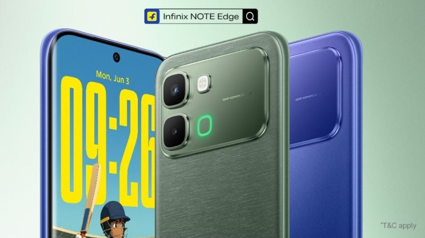 Infinix Note Edge 5G Launched in India With 120Hz Curved AMOLED Screen, 6,500mAh Battery: Price, Specifications