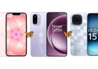 iPhone 17e vs OnePlus 15R vs iQOO 15R: Price in India, Specifications and Features Compared