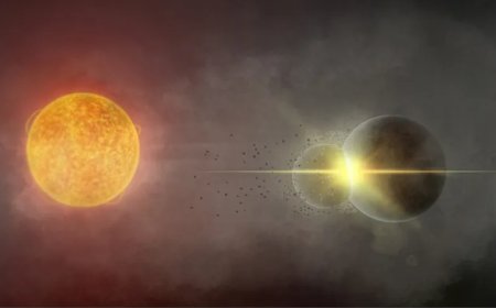 Scientists Trace Rare Cosmic Outburst to a Massive Planetary Collision Around Gaia20ehk