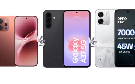 Samsung Galaxy A37 vs Poco X8 Pro Max vs Vivo V70: Price in India, Specifications Compared