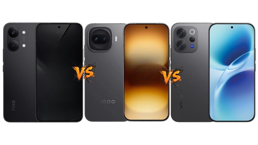 Poco X8 Pro Max vs iQOO 15R vs Vivo V70 Elite: Price in India, Specifications and Features Compared