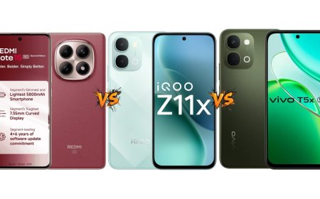 Redmi Note 15 SE 5G vs iQOO Z11x vs Vivo T5x: Price in India: Price in India, Specifications and Features Compared