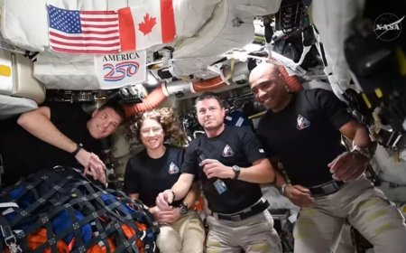 NASA’s Artemis 2 Crew to Spend Last Full Day in Space Before Earth Re-Entry