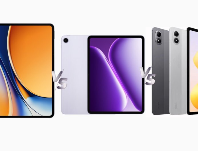 Redmi Pad 2 Pro 5G vs OnePlus Pad Go 2 vs Realme Pad 3: Price in India, Specifications Compared